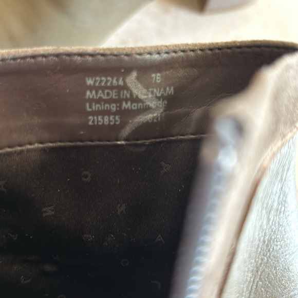 Like New Cole Haan Amalie Grand 360 Leather/Suede Heeled Olive Green Boot SZ 7 - Picture 5 of 7